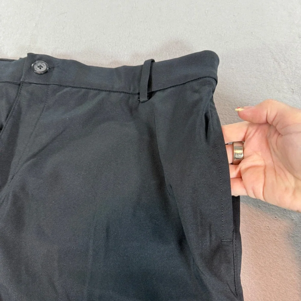 Nike Dri-FIT Golf Shorts Mens 38 Black Flat Front Performance Stretch Activewear